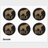 BROWN BILF RONDE STICKER (Vel)