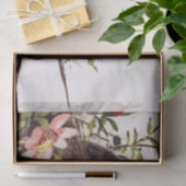 Brown Bird and Nest Decoupage Set Rozen 1 van 4 Tissuepapier (Geschenk)