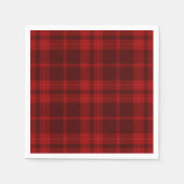 Brown & Black Pattern Custom Name Stylish Servet (Voorkant)