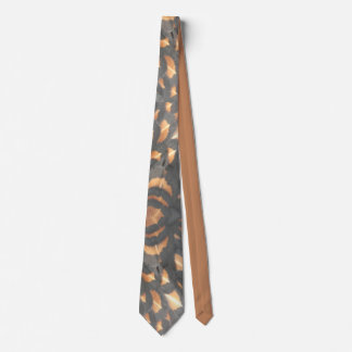 Brown Black Poulet Motif Cravate