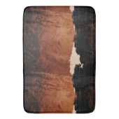 Brown Black Southwest Faux Koeienhuid Badmat (Voorkant Verticaal)
