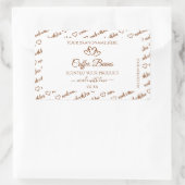 Brown Blanc Cloud Frame produit Étiquettes Coeurs (Sac)