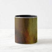 Brown Blur Background Coffee Mug (Centre)