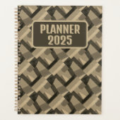 Brown Boho Geometric Abstrac Customizable (Devant)