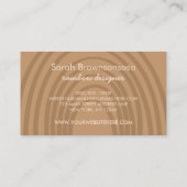 Brown Boho Rainbow Nursery Visitekaartje (Achterkant)