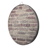 Brown Brick Wall Dartbord (Voorkant Rechts)