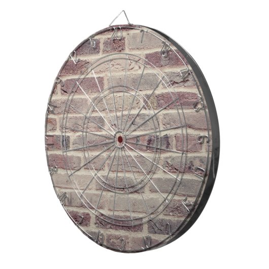 Brown Brick Wall Dartbord (Voorkant Rechts)