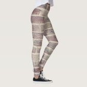 Brown Brick Wall Leggings (Rechts)