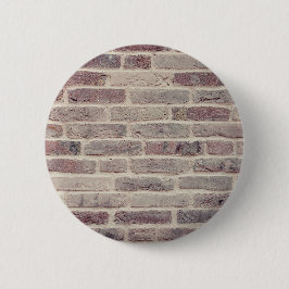 Brown Brick Wall Ronde Button 5,7 Cm