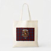 Brown/Broun Clan Badge Tartan Tas (Voorkant)