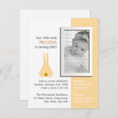 Brown Bunny Foto Birthday Kaart (Voorkant / Achterkant)