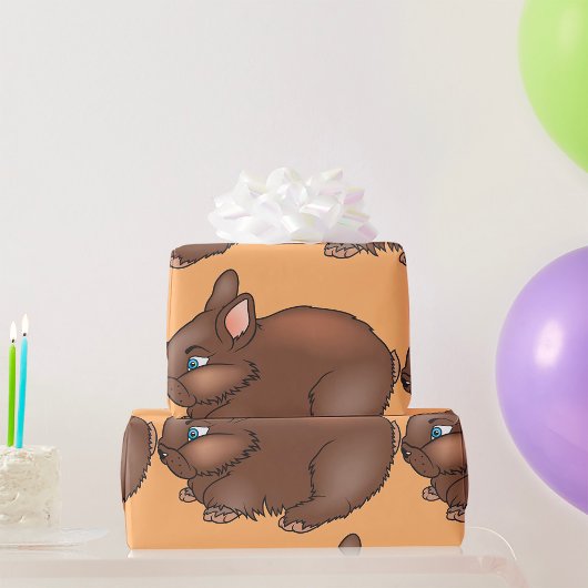 Brown Bunny Rabbit Cadeaupapier