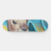 Brown Bunny Rabbit Mural Skateboard (Horizontaal)