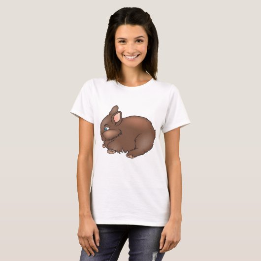 Brown Bunny Rabbit T-shirt (Voorkant volledig)