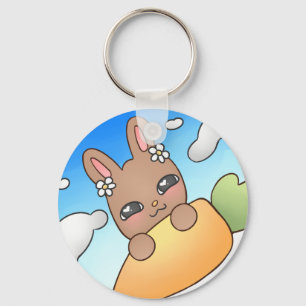Brown Bunny Sleutelhanger