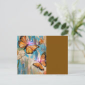 Brown Butterflies Briefkaart (Staand voorkant)