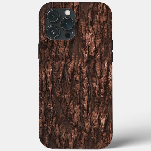 Brown Camo Bark Coque-Mate coque iphone (Verso)