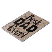 Brown Camo | Beste Pap Ever Gift Notitieboek (Linkerzijde)