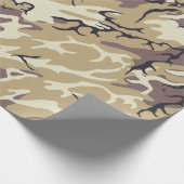 Brown Camo Cadeaupapier (Hoek)