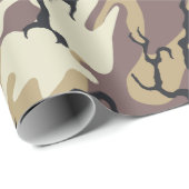 Brown Camo Cadeaupapier (Rol Hoek)