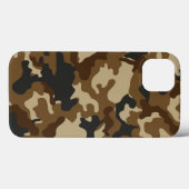 Brown Camo Case-Mate iPhone Case (Achterkant (horizontaal))