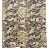 Brown Camo Douchegordijn (Voorkant)