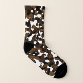 Brown Camo Sokken (Links binnenkant)