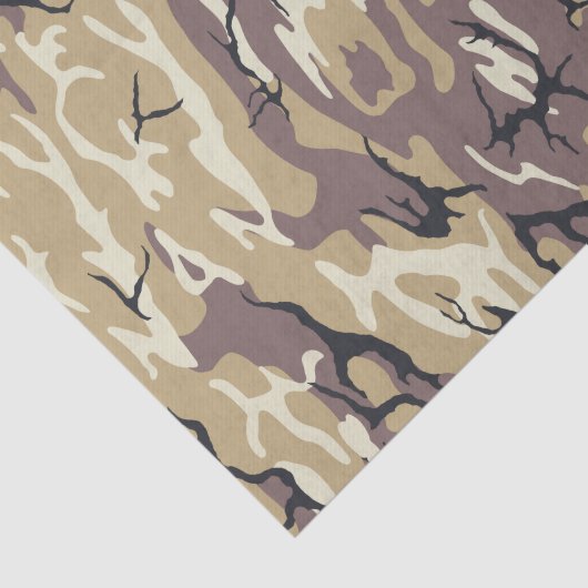 Brown Camo Tissuepapier (Detail)