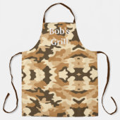 Brown Camouflage Business Schort (Voorkant)