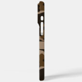 Brown Camouflage Personalized Case-Mate iPhone Case (Achterkant / Links)