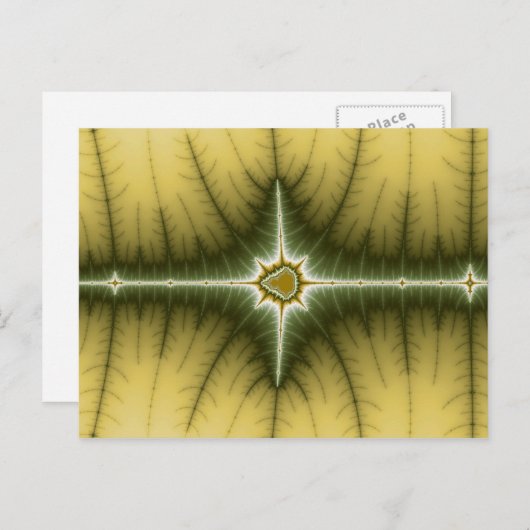 Brown - Carte postale fractale (Devant / Derrière)