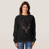 Brown Cat Sits in Pocket  Cats Trui (Voorkant volledig)