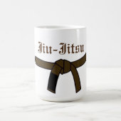 Brown ceinture Jiu-Jitsu tasse à café (Centre)