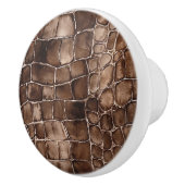 Brown Chocolate Snoep Keramische Knop (Rechts)