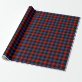 Brown Clan Tartan Cadeaupapier (Uitgerold)