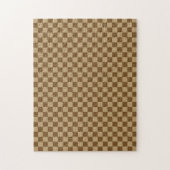 Brown Classic Checkerboard door Shirley Taylor Legpuzzel (Verticaal)