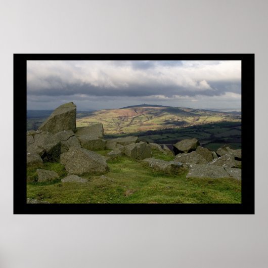 Brown Clee de Clee Hill. Poster par cARTerART (Devant)