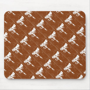 "Brown Coachman"-forel Fly Mousepad Muismat