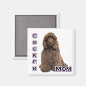 Brown Cocker Spaniel Mom 4 - Magnet (Recto/Verso)