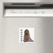 Brown Cocker Spaniel Mom 4 - Magnet (In Situ (Lave-vaisselle))