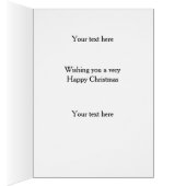 Brown Cockerpoo 'Cheese Tax' Christmas card (Intérieur (Droit))