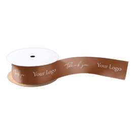 Brown Company Logo Business Bedankt Verpakking Lint