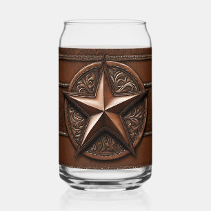 Brown Cowboy Rustique Western Country Texas Star