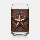 Brown Cowboy Rustique Western Country Texas Star (Verso)