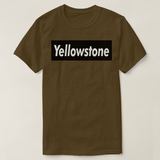 Brown de viande de Yellowstone TShirt (Design devant)