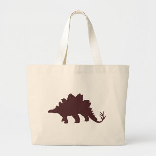 Brown Dinosaur Grote Tote Bag
