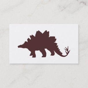Brown Dinosaur Visitekaartje