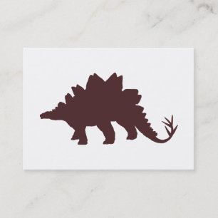 Brown Dinosaur Visitekaartje