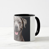 Brown Dog Aesthetic Coffee Mug – Cozy Pet Lover  (Devant droit)
