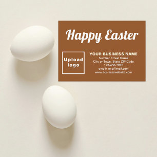 Brown Easter Business Flat Wenskaart Kaart